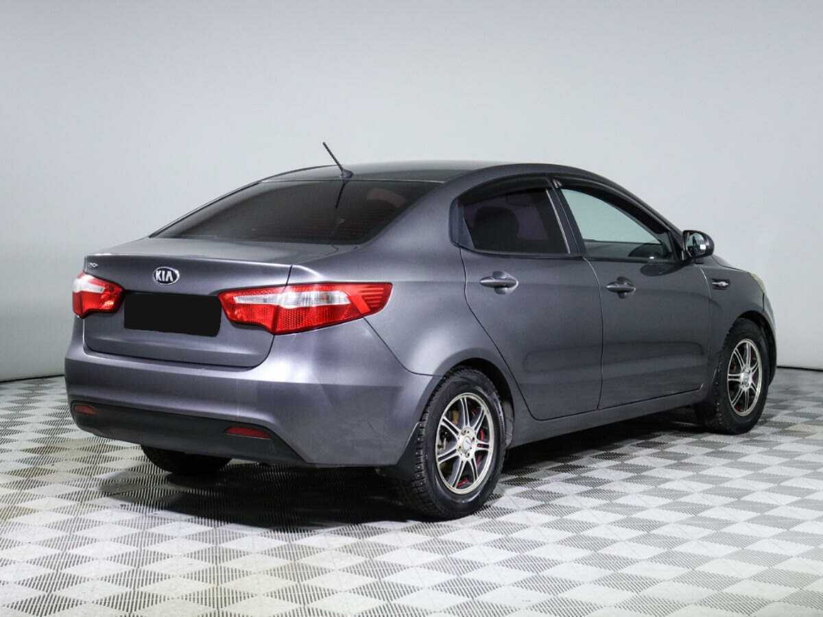 Kia Rio 5-speed, 2013 - фото №4